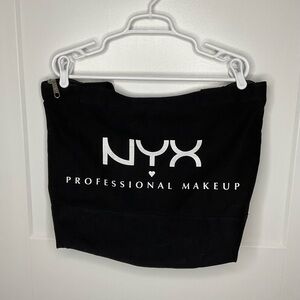 N Y X Professional Makeup Black Canvas Tote Bag